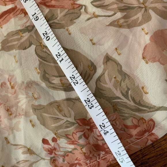 Tribal Floral Blouse in Pink and Cream - Picture 8 of 10